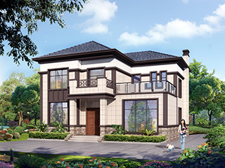 中式別墅，適合農(nóng)村自建，美觀大氣還實用，就是這么奢華大氣