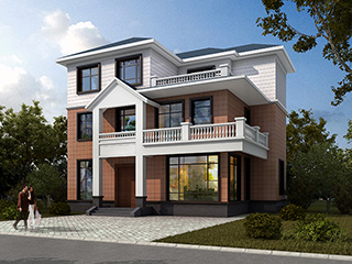 農(nóng)村三層房屋設(shè)計(jì)圖，優(yōu)雅貴氣，這樣的房子才經(jīng)得起時(shí)間的沉淀