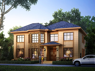 農(nóng)村二層別墅圖，給您一個(gè)暖心的家