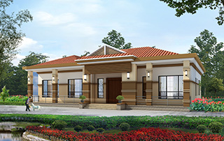 一層歐式鄉(xiāng)墅，簡單房子，不簡單的生活。