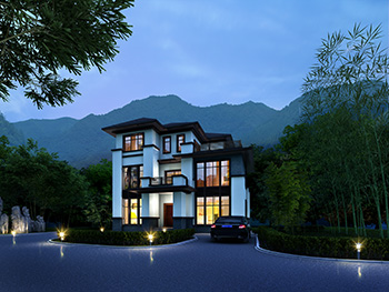 農(nóng)村自建房設計圖，新中式別墅設計