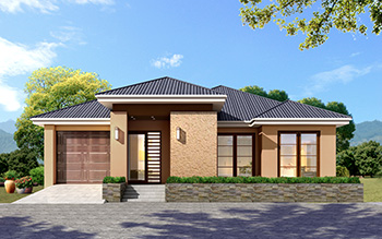 農(nóng)村房屋設計圖，一層簡歐風格，小別墅大設計。