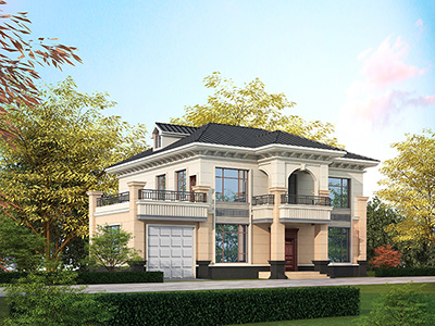 農(nóng)村二層小別墅設計圖，簡歐風格，功能齊全