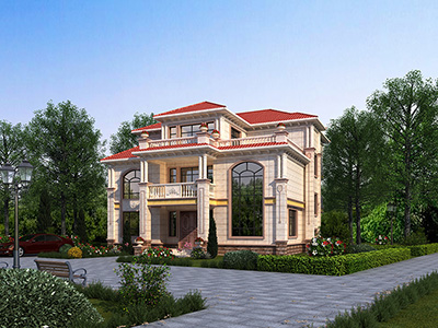 自建房設計圖，三層歐式小別墅，豪華大氣，看過的都說好！