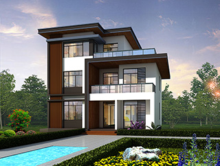 農(nóng)村三層別墅設(shè)計(jì)圖，低調(diào)中透露著一絲高貴，歐式別墅！