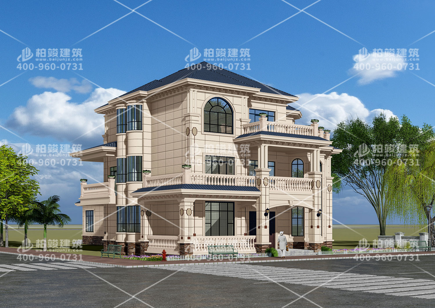 桐鄉(xiāng)張總定制大別墅，十里八鄉(xiāng)都傳開了，倍有面！