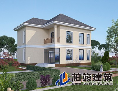 這是一種非常適合農(nóng)村自建的別墅設(shè)計(jì)，造價(jià)便宜，經(jīng)濟(jì)實(shí)惠。