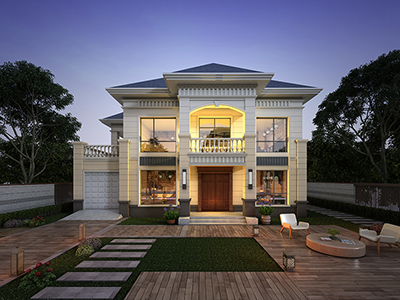 中式農(nóng)村房屋設計，傳承著中國的傳統(tǒng)美德