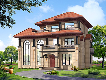 農(nóng)村三層房屋設(shè)計圖，別墅不僅要外觀漂亮戶型也要舒適