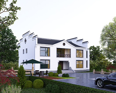 鄉(xiāng)間的路上，夕陽伴著晚歸的步伐，回到農(nóng)村自建房！