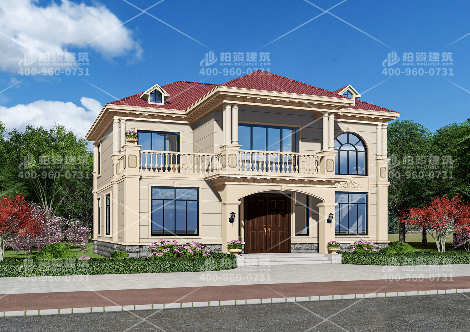 三層別墅設(shè)計(jì)圖紙及效果圖大全，千金不換的房子。