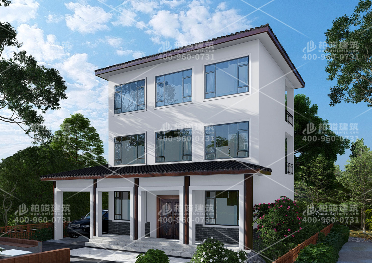 農(nóng)村二層小別墅設(shè)計圖，實用就選二層別墅。