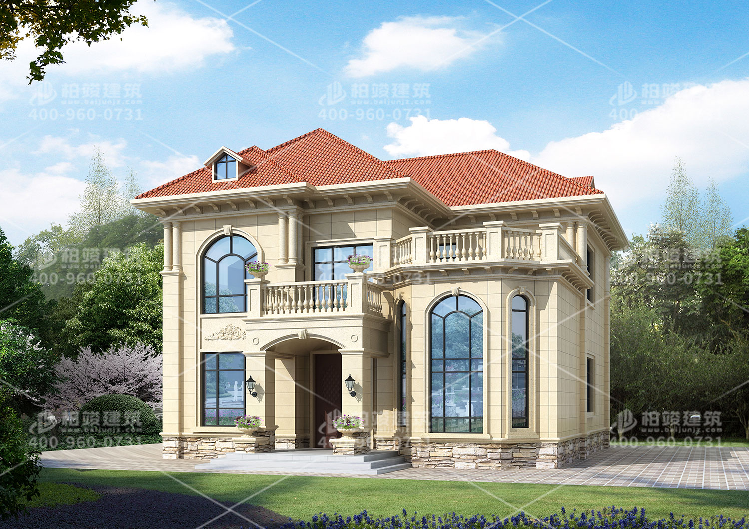 農(nóng)村五間三層別墅設(shè)計圖，內(nèi)部布局實用