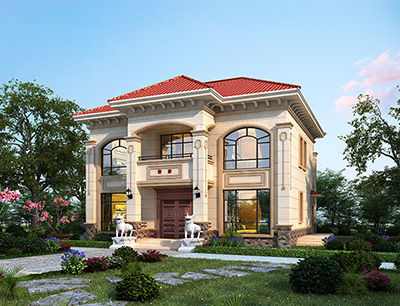 二層鄉(xiāng)村別墅設(shè)計圖，經(jīng)典實惠30萬建造