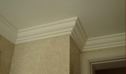 自建房的石膏線很漂亮。石膏線的功能。