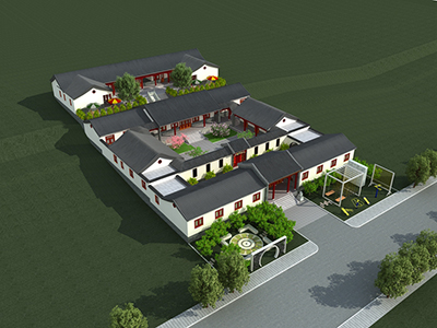 農(nóng)村四合院房屋設(shè)計(jì)圖，居家的好房子