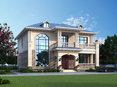 歐式二層房屋設計圖，造價35萬經(jīng)濟實惠。