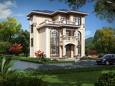 三層樓房設計圖，框架結構，占地133平方米。