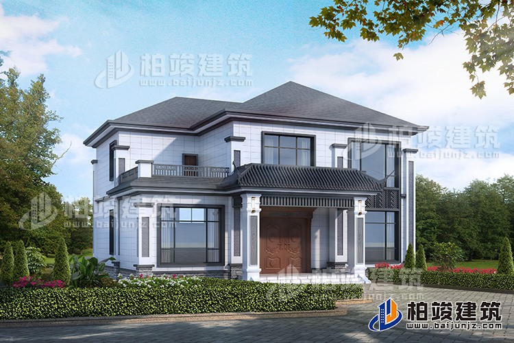 二層中式房屋設計，神秘的東方美設計