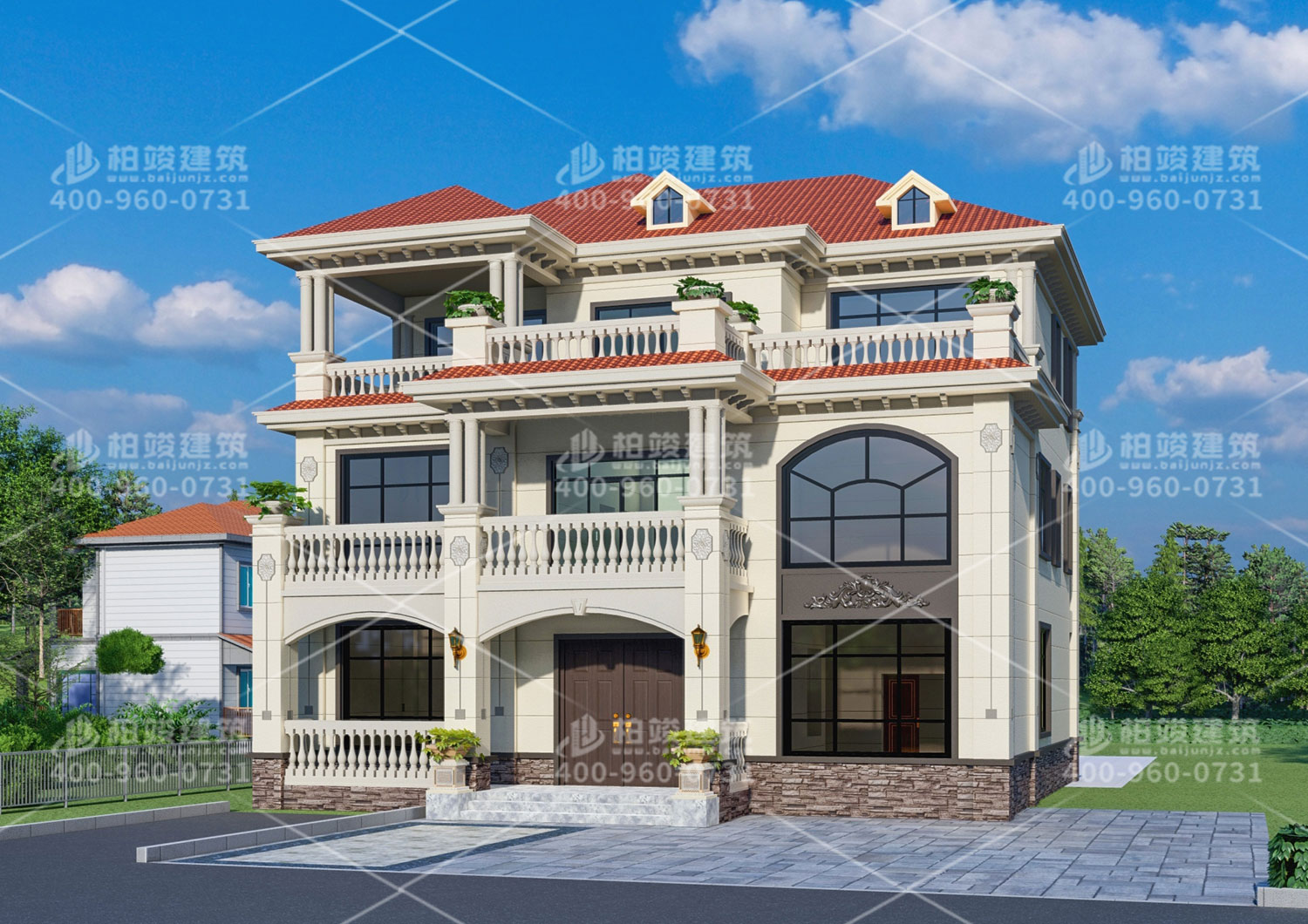 新華陳總定制三層歐式風(fēng)格大別墅！