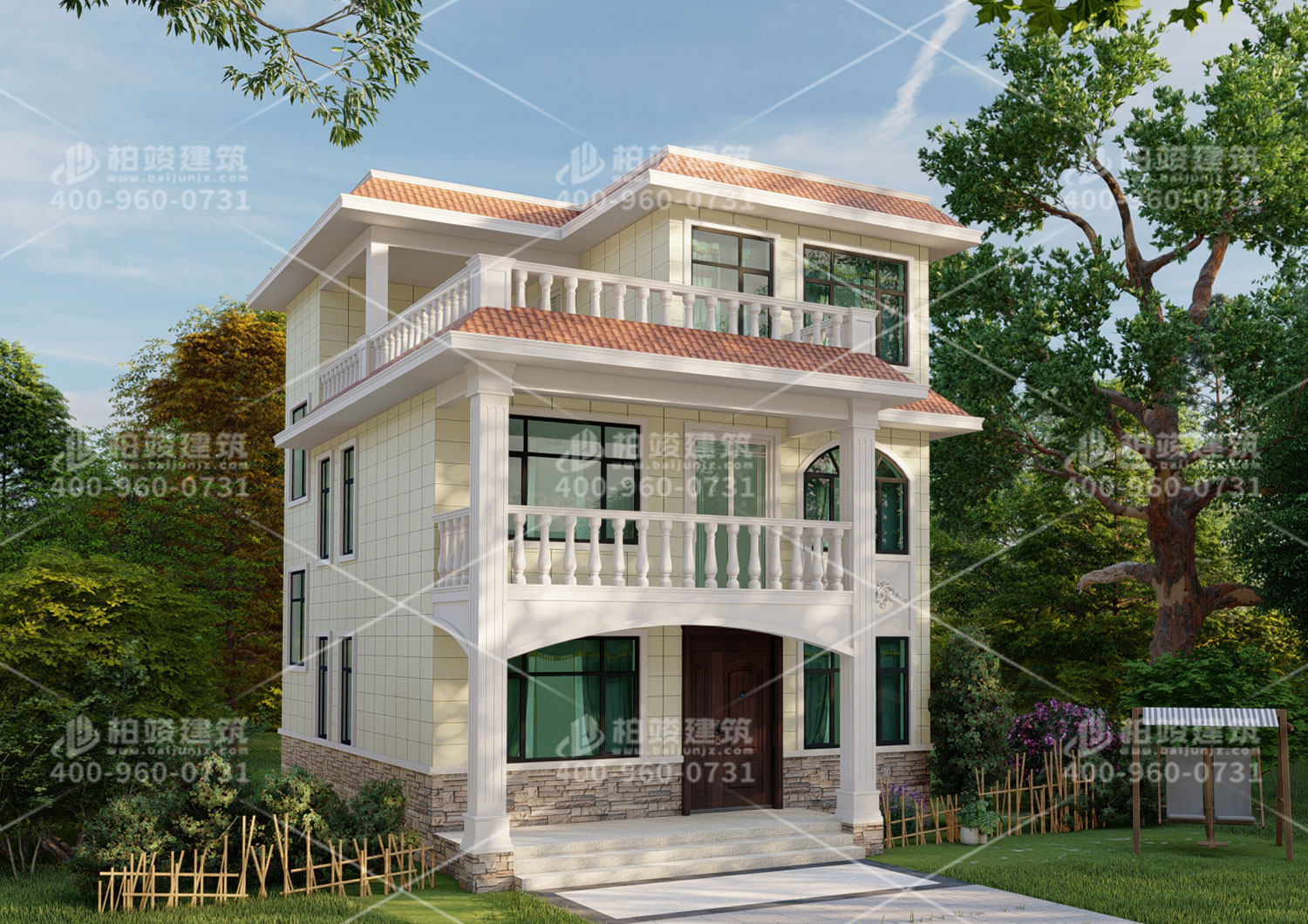 廣東歐總定制歐式三層別墅設(shè)計(jì)圖及效果圖。