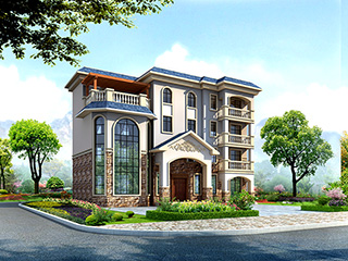 豪華歐式四層大型別墅設(shè)計(jì)圖紙，高端大氣上檔次！