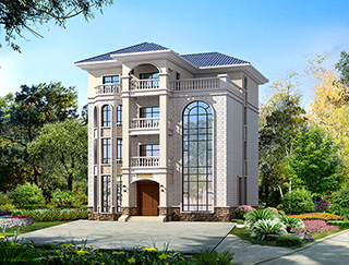 豪華大型四層歐式別墅設(shè)計圖紙，高端大氣