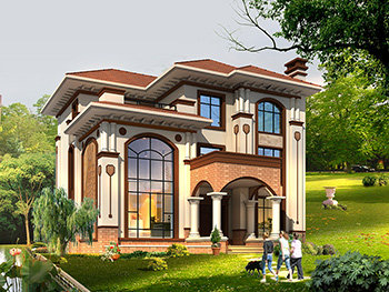 農(nóng)村三層復(fù)式樓房設(shè)計(jì)圖及效果圖，復(fù)式磚混結(jié)構(gòu) 造價(jià)30萬