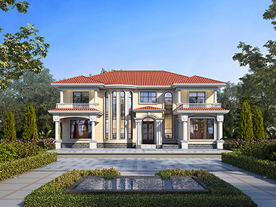 農(nóng)村二層房屋設(shè)計(jì)圖戶(hù)型圖 復(fù)式別墅